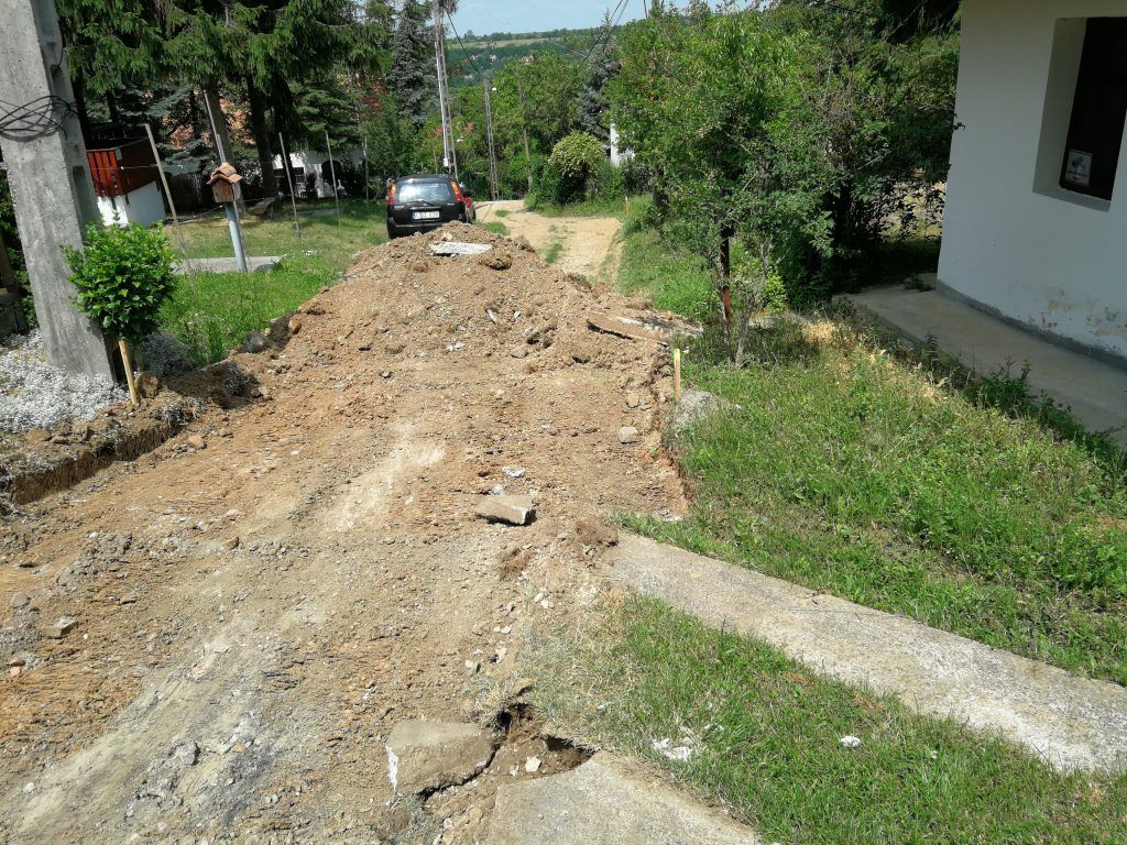 Perőcsény útépítés Fotó: Kovács Lajos
