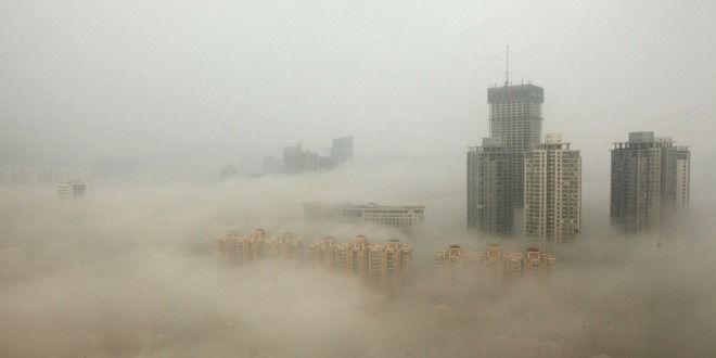 Heavy Smog Hits East China Kép: AzÜzlet.hu / LIANYUNGANG, CHINA - DECEMBER 08: ChinaFotoPress/Getty Images)