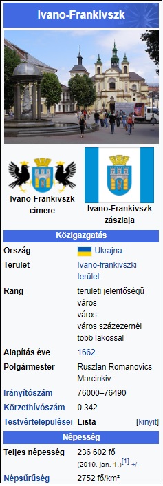 Ukrajna Ivano Frankvszk